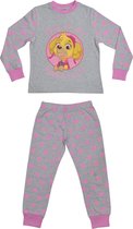 Nickelodeon Pyjama Paw Patrol Meisjes Katoen Grijs 2-delig Maat 128