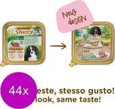 Mister Stuzzy Dog Paté 150 g - Hondenvoer - 44 x Kalf&Wortel