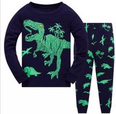 Pyjama dinosaurus glow in the dark - Kinderpyjama - Pyjama glow in the dark - Slapen - Kinderen - Pyjama voor jongens - Pyjama voor meisjes - Pyjama voor kinderen - Dino pyjama