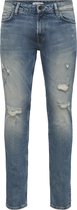 ONLY & SONS ONSLOOM SLIM LIME BLUE WASH FG 2203  Heren Jeans - Maat 33 X L32