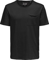 ONLY & SONS ONSROY REG SS SLUB POCKET TEE NOOS  Heren T-shirt - Maat XL