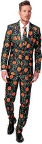 Suitmeister Pumpkin Leaves - Mannen Zomer Kostuum - Groen - Halloween - Maat L