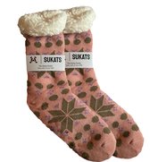 Sukats® Huissokken - Homesocks - Maat 36-41 - Anti-Slip - Fluffy - Dames Huissokken - Variant 1005