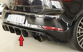 RIEGER - VOLKSWAGEN GOLF 7.5 GTI GTD GTE R LINE 2017+ - RIEGER PERFORMANCE REAR DIFFUSER EXHAUST L + R - GLOSS BLACK