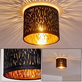 Belanian - 1-delige Ronde Plafondlamp - Muurlamp - Industriële lamp - LED lamp - Vintage lamp - Hanglamp - Nikkel mat - design lamp - sfeerlamp