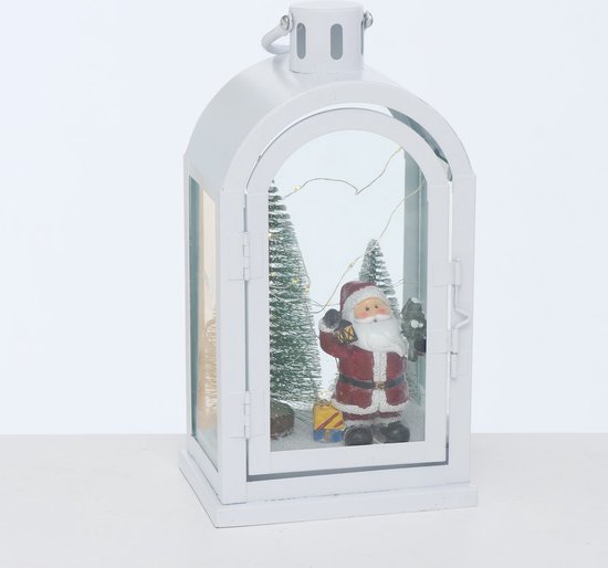 LED Kerstlantaarn Warm Wit LED Verlichting 60 cm Polyresin - ecd