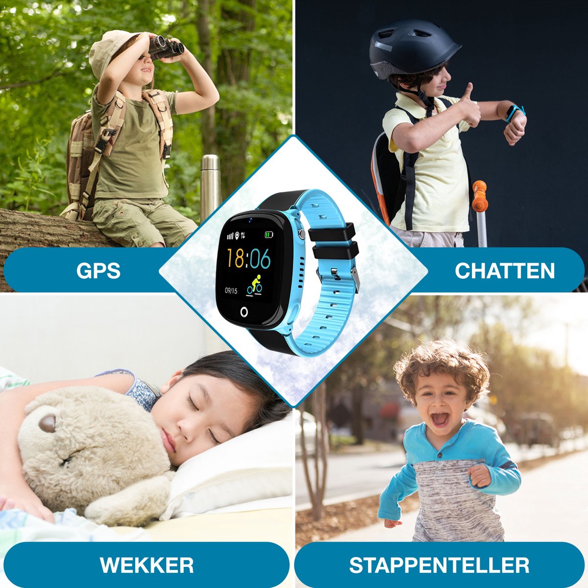 Smartwatch Kinderen y95 / 2.0 GPS Horloge voor Kids Met Tracker