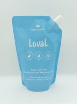 Loval - Organische Conditioner - Macadamia Olie - Tegen Haarverlies en Dun / Fijn haar - Stimuleert haargroei - 100% Natuurlijke Ingrediënten - Natuurlijke / Vegan Conditioner zond