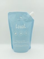 Loval - Organische shampoo - Macadamia Olie - Tegen Haarverlies en Dun Haar - Stimuleert Haargroei - 100% Natuurlijke Ingrediënten - Natuurlijke / Vegan Shampoo zonder sulfaten, pa