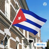 Vlag Cuba 100x150cm - Glanspoly