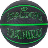 Spalding Phantom Ball 84384Z, Unisex, Zwart, basketbal, maat: 7