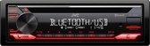 JVC KD-T822BT - Bluetooth Autoradio - Rood