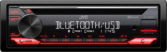 JVC KD-T822BT - Bluetooth Autoradio - bol.com