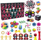 Squid game adventskalender - fidget toys - 24 toys