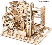 Robotime Lift coaster - Rokr - Marble rush - Marble run - Puzzle en bois - Adultes - Puzzle 3D - Modélisme - DIY