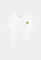 Pokémon Heren Tshirt -2XL- Pixel Pikachu Wit