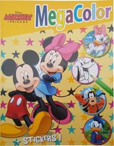 kleurboek disney mickey en friends mega boek - kleurboek megacolor