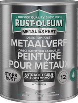 Rust-oleum Metalexpert Direct Op Roest Metaalverf Gloss- Waterbasis - 7016 750 Ml
