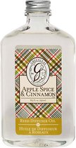 GreenleafGifts Apple Spice Cinnamon 250ml Reed Oil-voor geurstokjes