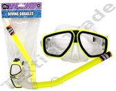 Duikbril + Snorkel Geel