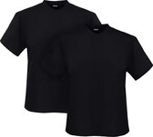 Adamo T-shirt ronde hals Marlon zwart 2-pack (Maat: 6XL)