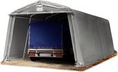 Garagetent 3,3 x 6,2 m carport ca. 500 g/m² PVC-zeil weidetent beschutting opslagtent garage grijs