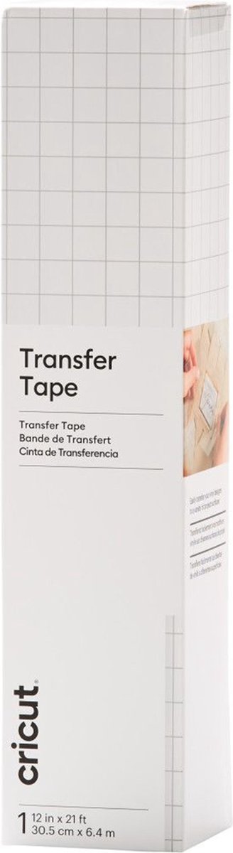Tape de transfert Cricut - Film transparent avec grille - 30,5 x 640 cm