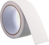 Anti-slip Tape - Wit/Transparant - 5m x 25mm - Zelfklevend - Voor Binnen en Buiten - Antislip Tape Trappen - Anti-slip Strip