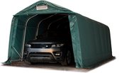 Carport 3,3 x 7,2 m Garagetent PVC 800 N-zeil weidetent beschutting opslagtent groen