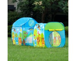 Ballenbak MET Speeltent EN Speeltunnel - Ballenbak Speeltent - Baby - Peuter - Speeltent voor kinderen - Ballentent Popup