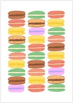 Macaron Art Print - Poster - A4