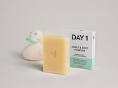 DAY 1 Baby Body & Shampoo Soap Bar - Sweet & Soft forever (unscented)