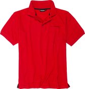 Adamo Poloshirt Klaas rood (Maat: 5XL)