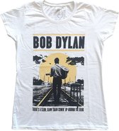 Bob Dylan Dames Tshirt -XL- Slow Train Wit