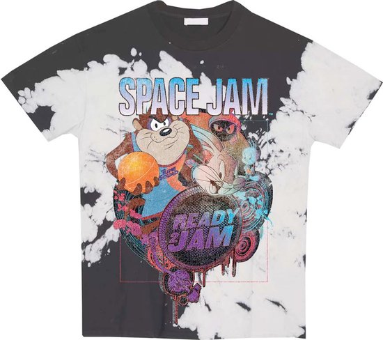 Space Jam: A New Legacy Tshirt Homme - S- Ready 2 Jam Zwart/ Wit