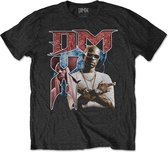 DMX Heren Tshirt -M- Bootleg Red Zwart