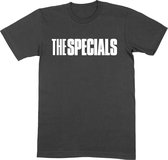 The Specials Heren Tshirt -L- Solid Logo Zwart