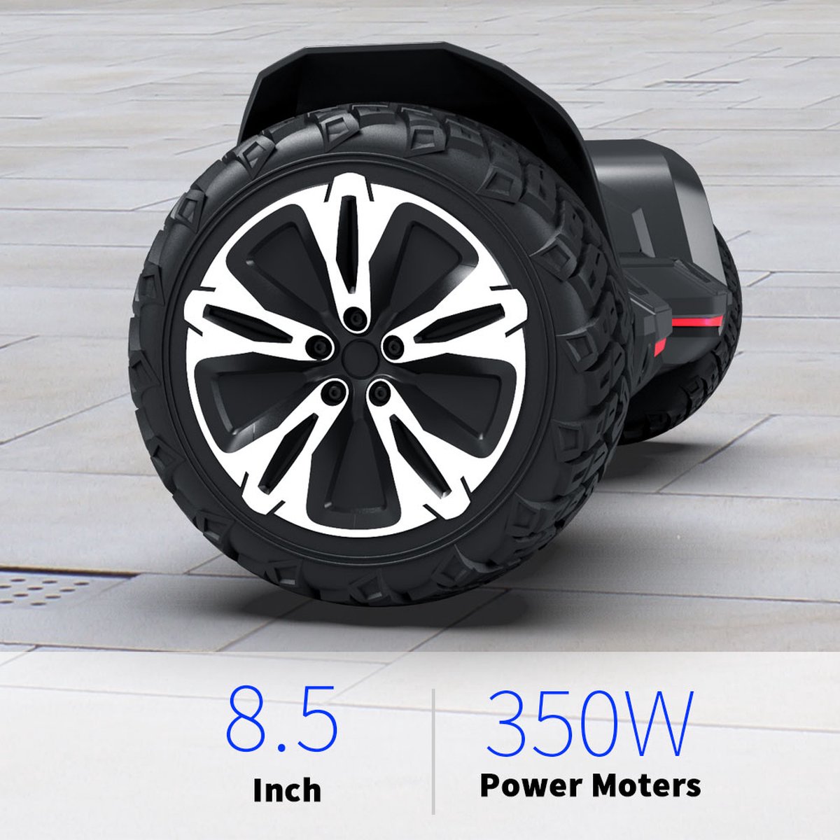 Gyroor Warrior G2 - Off Road Hoverboard - 8.5 Inch Wielen | bol