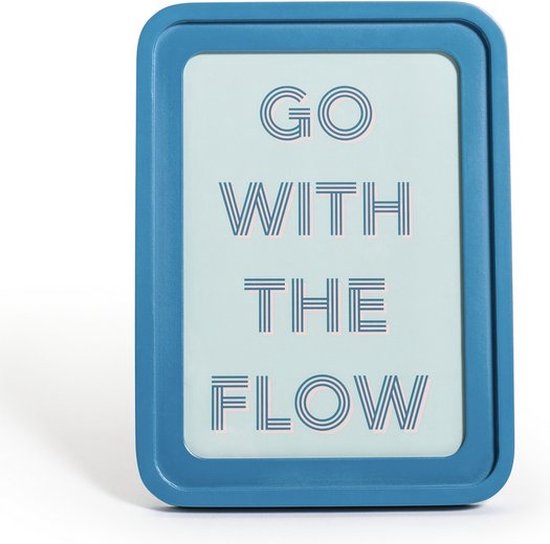 Habitat kader Go with the Flow Groot Frame - Blauw - 20x15cm