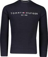 Tommy Hilfiger Sweater Blauw Aansluitend - Maat XXL - Heren - Lente/Zomer Collectie - Katoen;Polyester