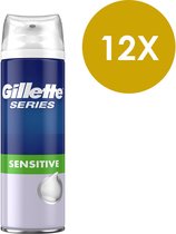 Gillette Sensitive Scheerschuim - 12 x 250 ml