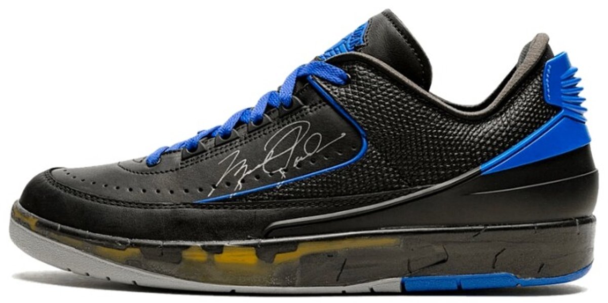 Air Jordan 2 Retro Low SP Off-White Black Blue - Maat 40