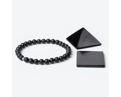 Shungiet beschermingsset – Armband, Piramide & Telefoonsticker- Deva Loves