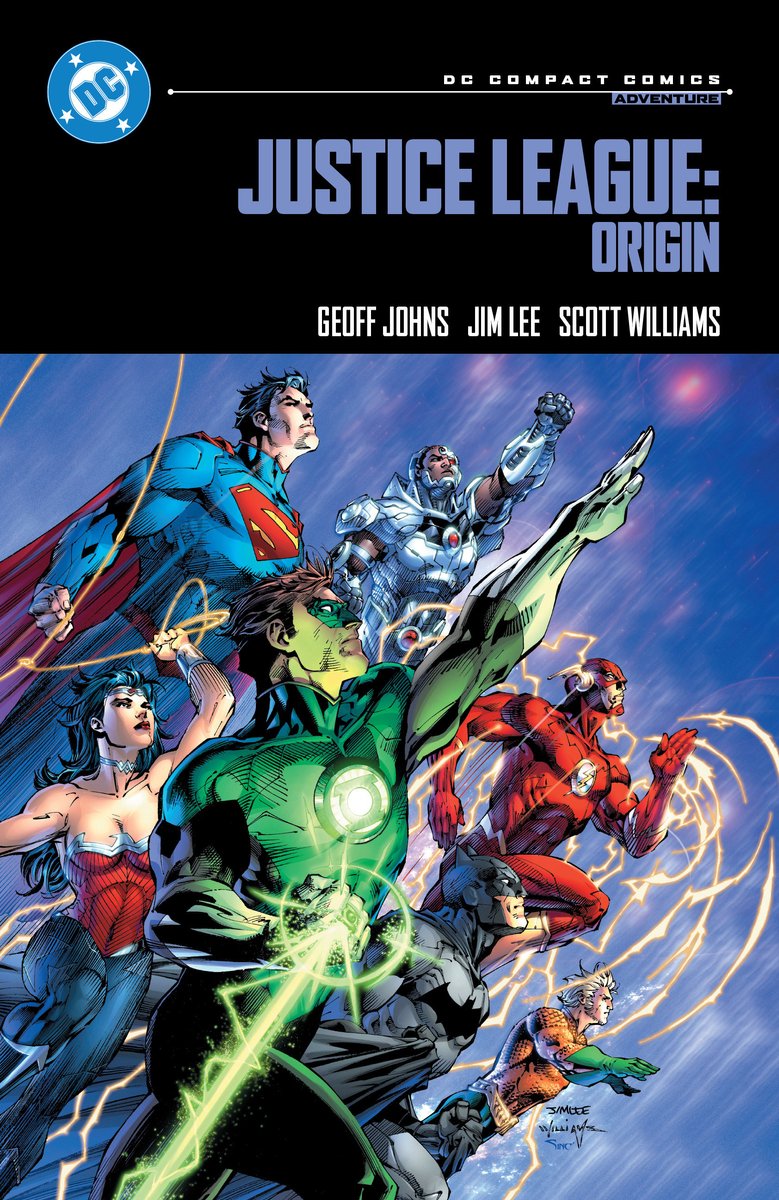 Omslag van DC COMPACT COMICS- Justice League: Origin: DC Compact Comics Edition