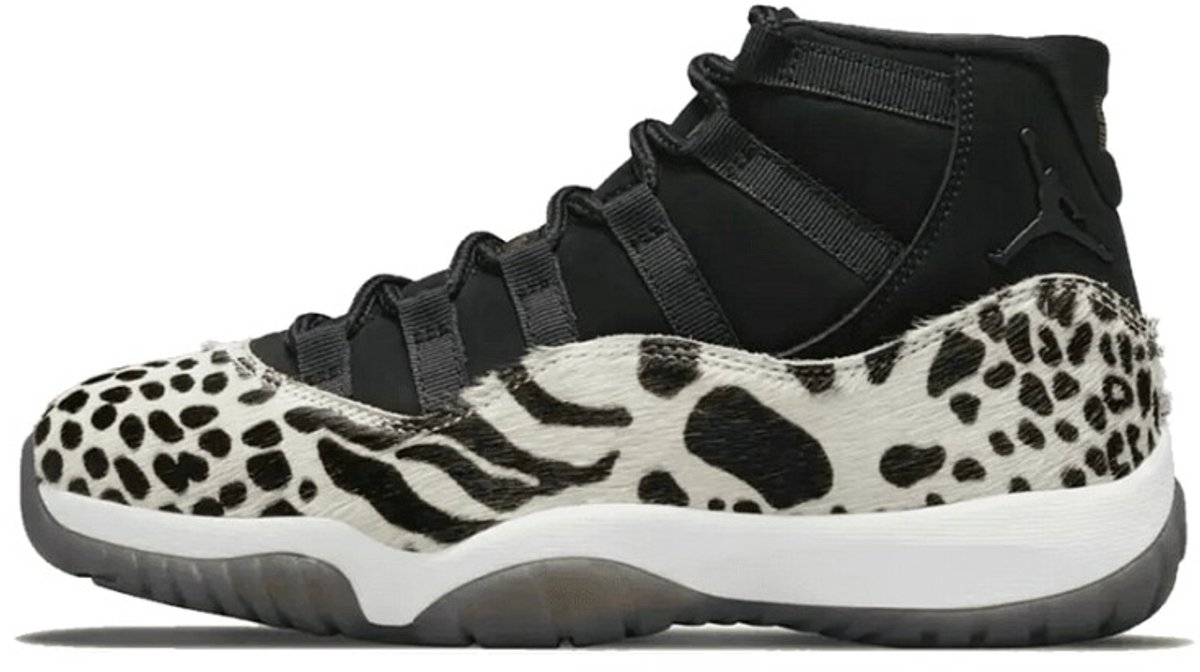 Sneakers Nike Jordan11 Animal Instint Streetwear Vrouwen Zwart