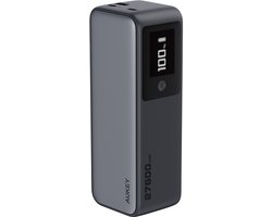 AUKEY PB-Y63 - Ultra snelle en krachtige powerbank van 27.600mAh - 140W - Laadt 2 PC's tegelijkertijd op - Storm Gray
