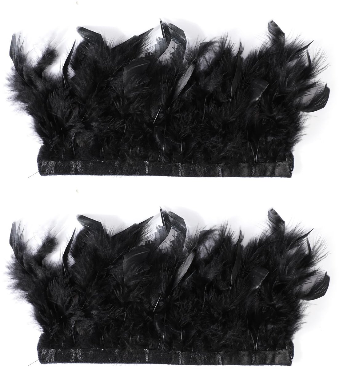 Cosensi- Polsboeien Zwarte Veren - Retro Stijl - Gotische Armbanden - Cosplay Accessoires - Halloween Prom - Elegante Look