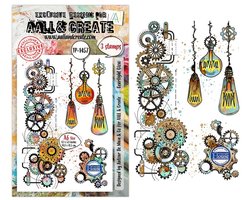 Aall & Create clearstamp A6 - Gearlight glow