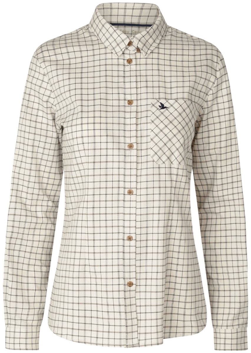 Seeland Kerry Lady Schiet Shirt Outdoor Schiet Shirt Scandinavisch Schiet Shirt Jacht Schiet Shirt Lange Mouw Schiet Shirt Estate /Pine Check Cypress