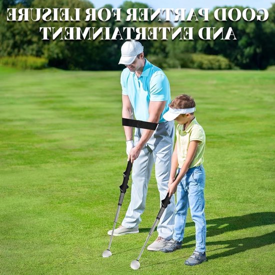 Retractable Golf Grip Trainer voor Verbetering van Swingtechniek, Krachttraining en Houdingscorrectie, Ideaal voor Beginners en Professionals — afbeelding 5